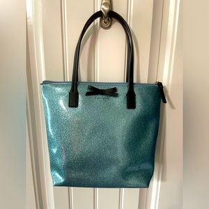 kate spade glitter tote